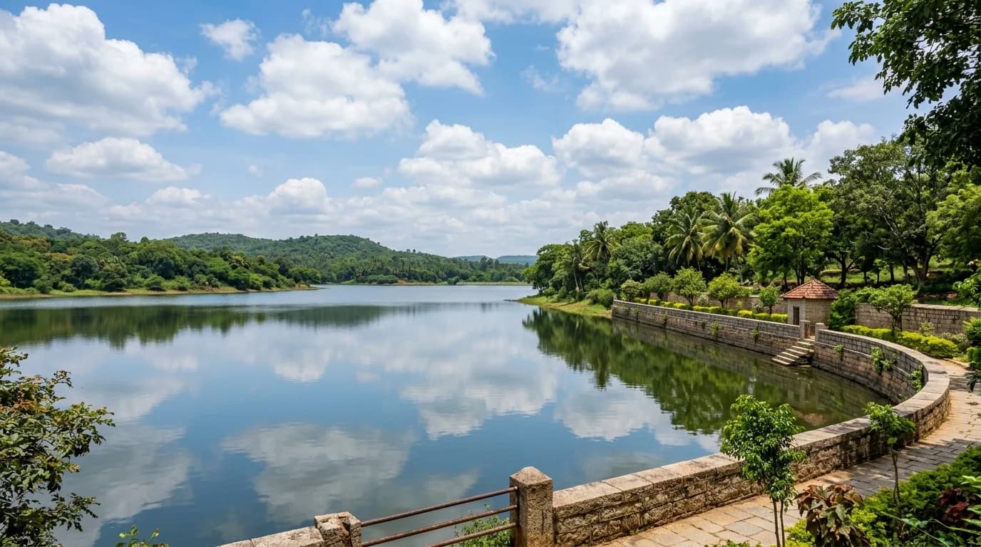 Bethamangala Lake & Historic Vijayendra Temple