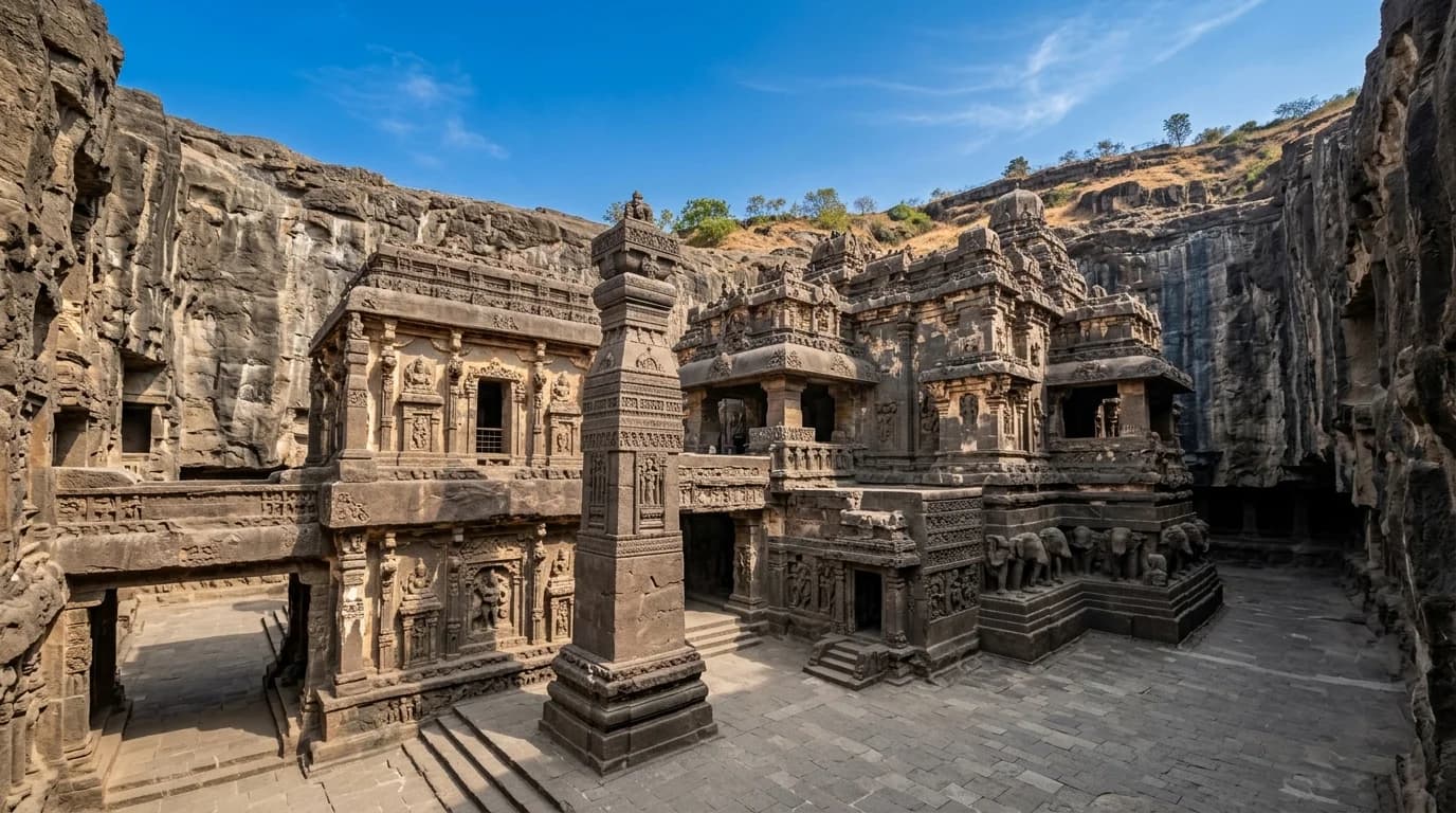 Maharashtra · Kailasa Temple Ellora & Sahyadri Forts