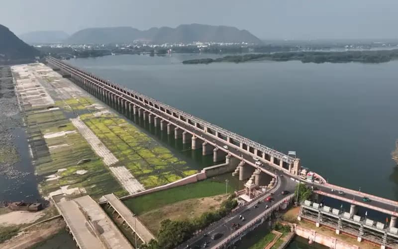 Prakasam Barrage & Kanaka Durga Shrine